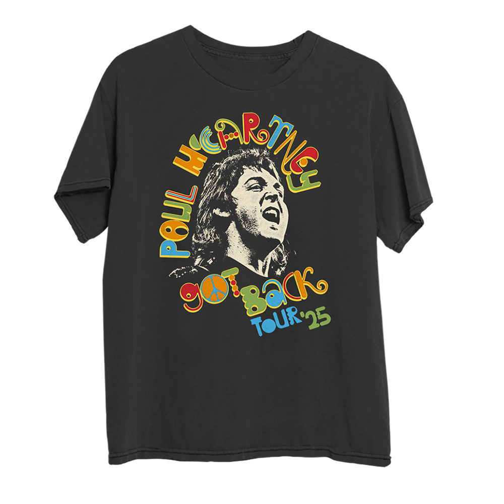 Got Back 2025 Peace T-Shirt - Paul McCartney