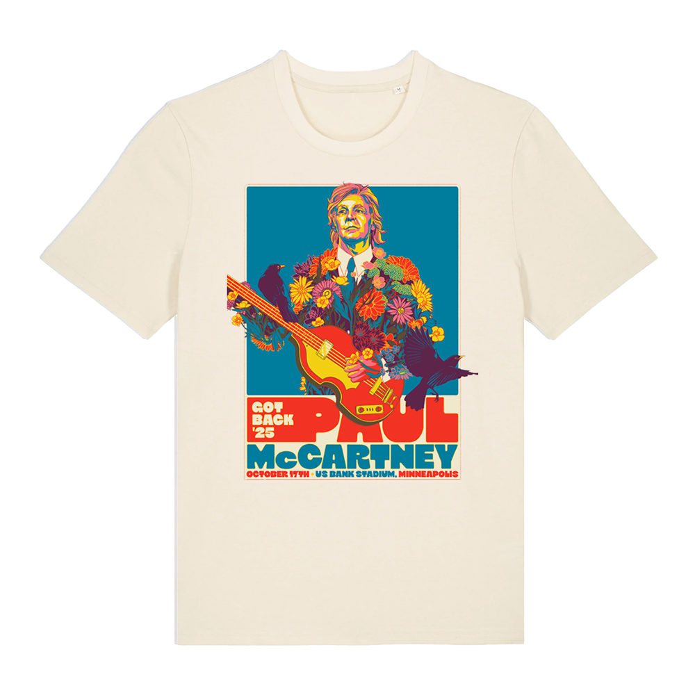 Paul McCartney - Got Back 2025 Minneapolis Event T-Shirt