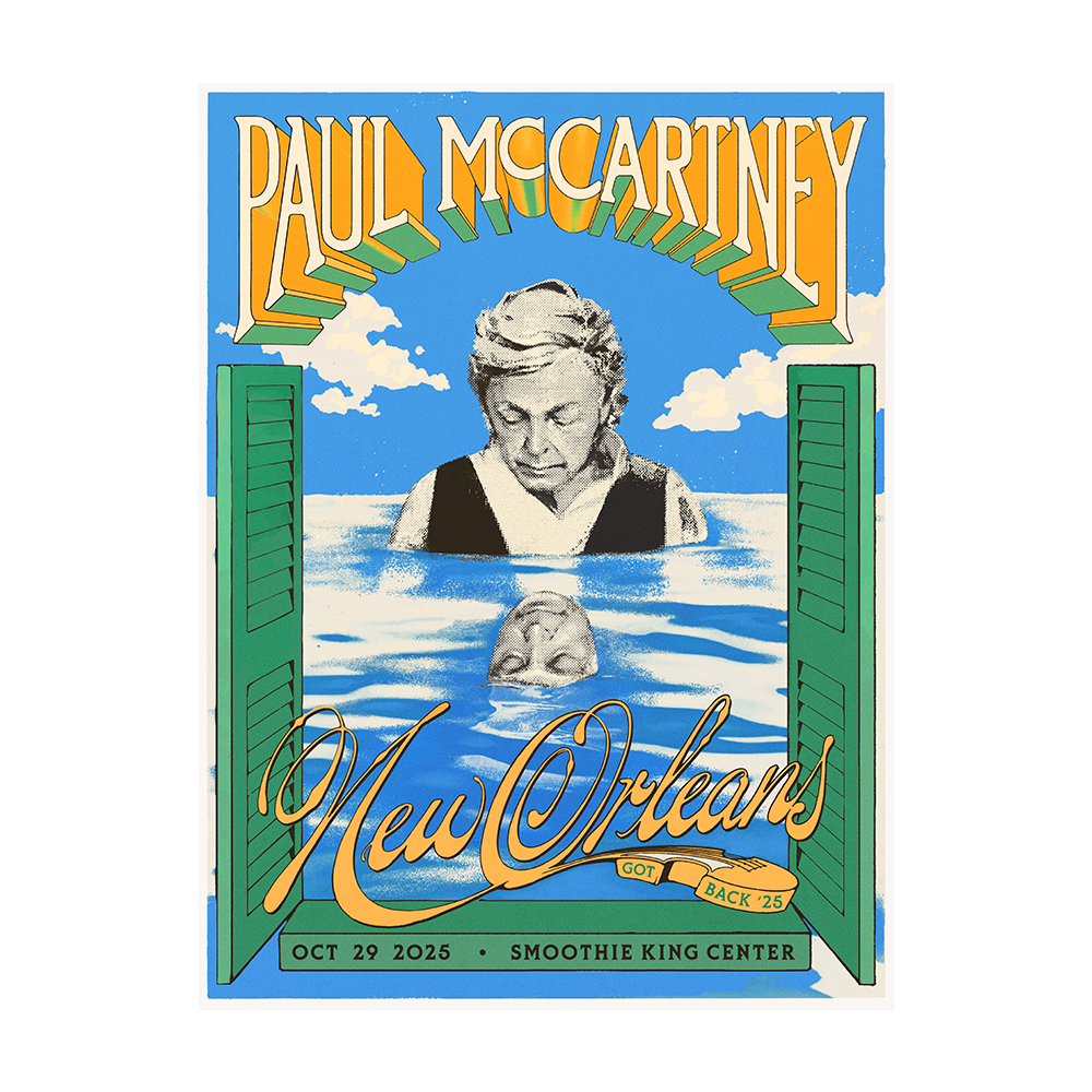 Got Back 2025 New Orleans Event Poster - Paul McCartney