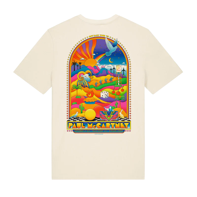 Paul McCartney - Got Back 2025 Palm Desert Event T-Shirt
