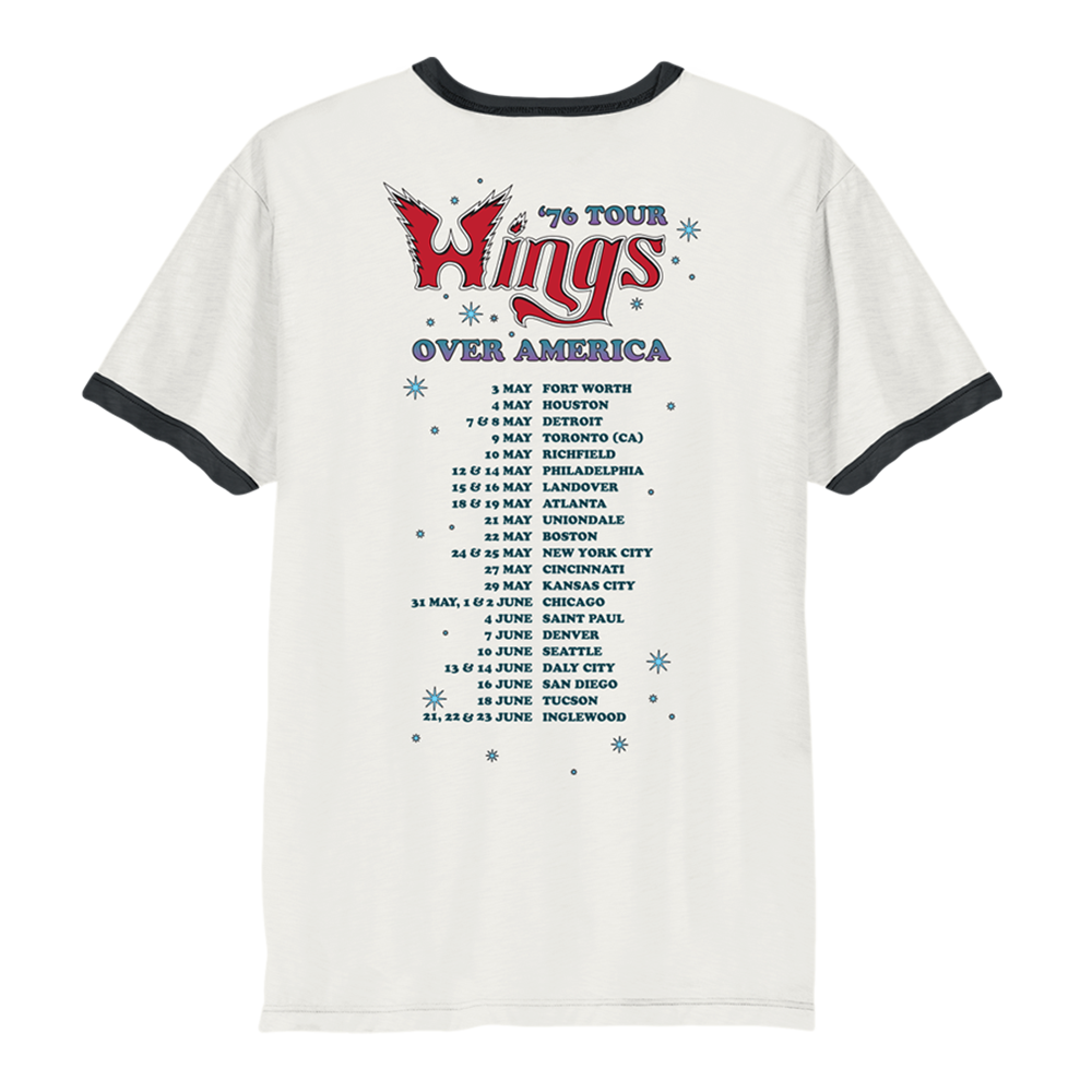Paul McCartney - Wings Over America Ringer T-Shirt