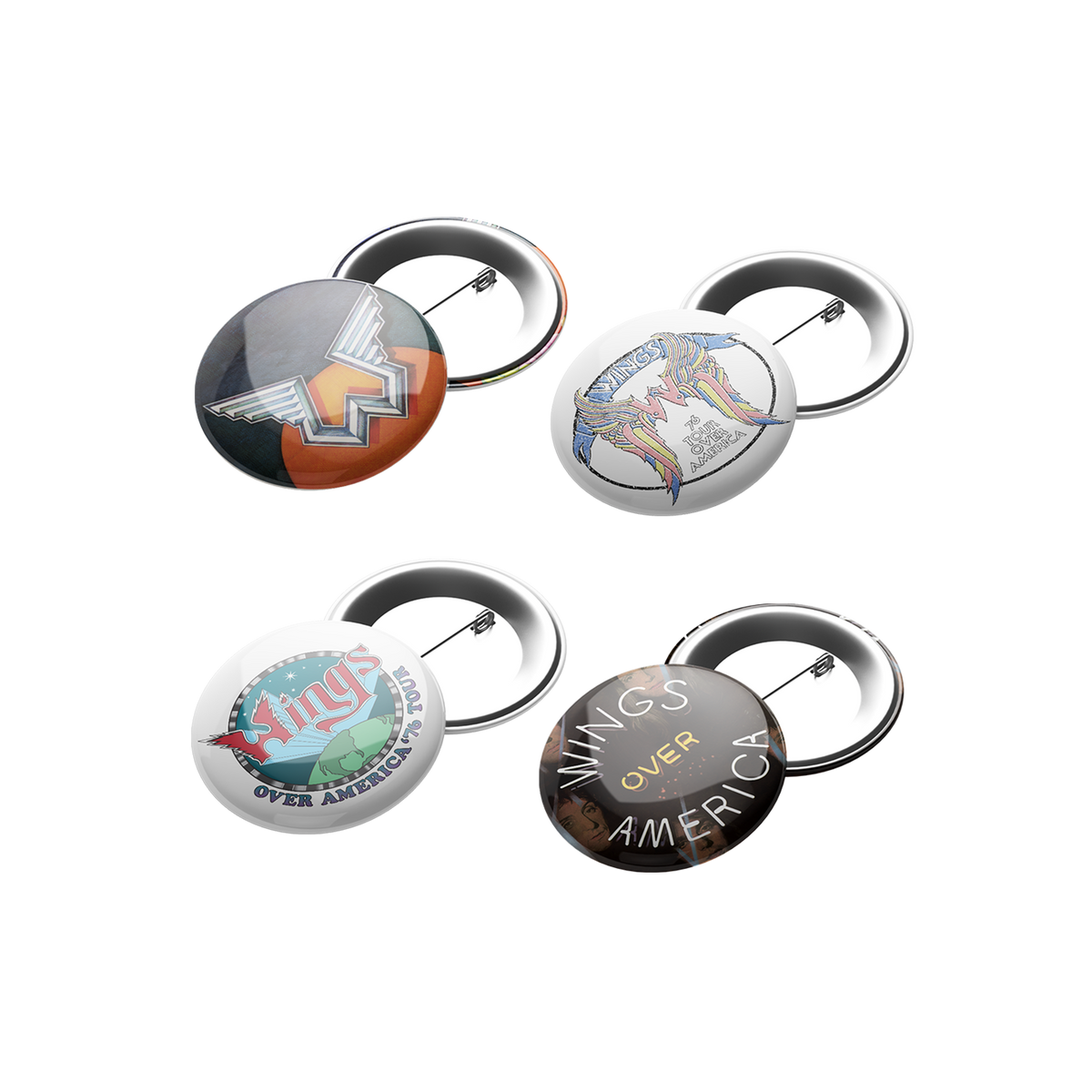 Paul McCartney - Wings Tour Badges