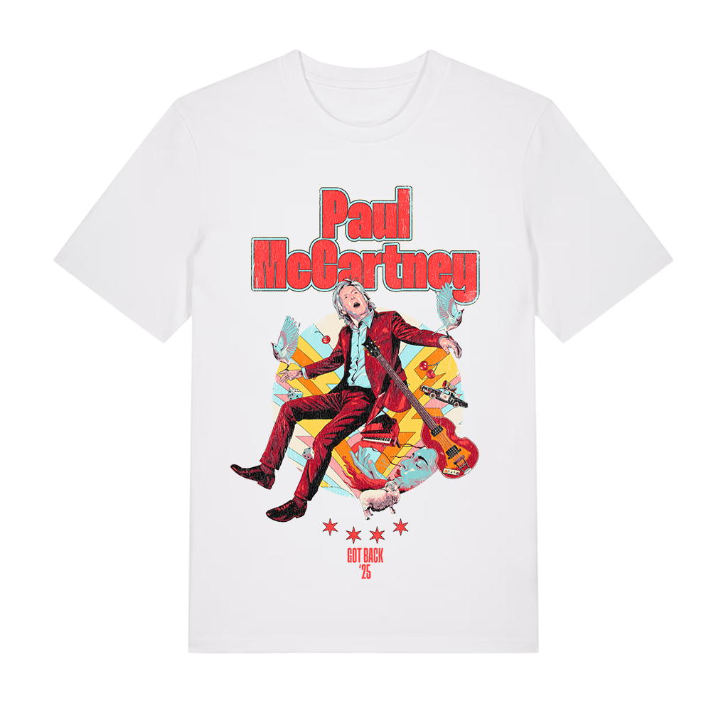 Paul McCartney - Got Back 2025 Chicago Event T-Shirt