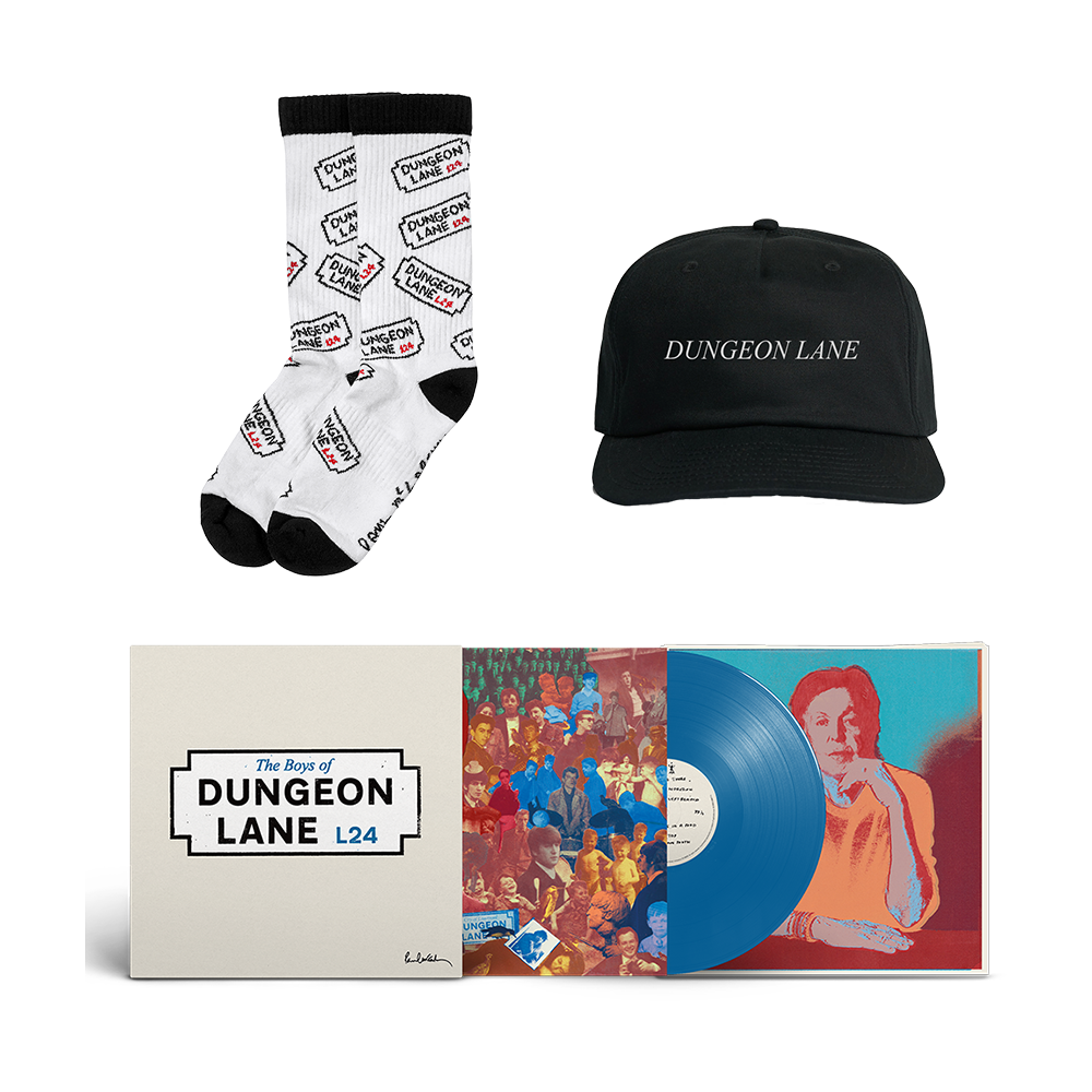 The Boys of Dungeon Lane - Blue LP + Socks + Hat