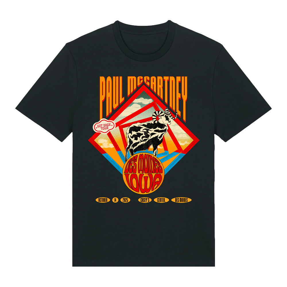 Paul McCartney - Got Back 2025 Des Moines Event T-Shirt
