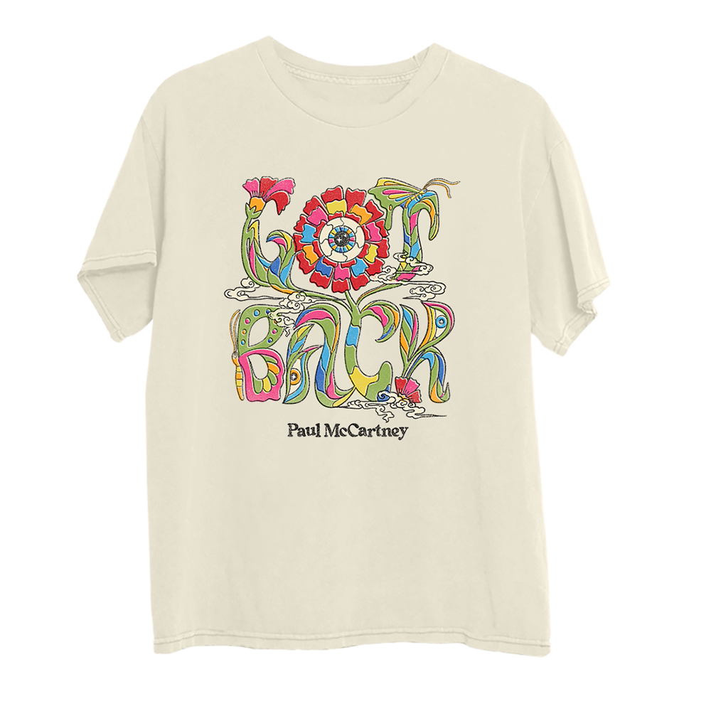 Paul McCartney - Got Back 2025 Floral Tour T-Shirt