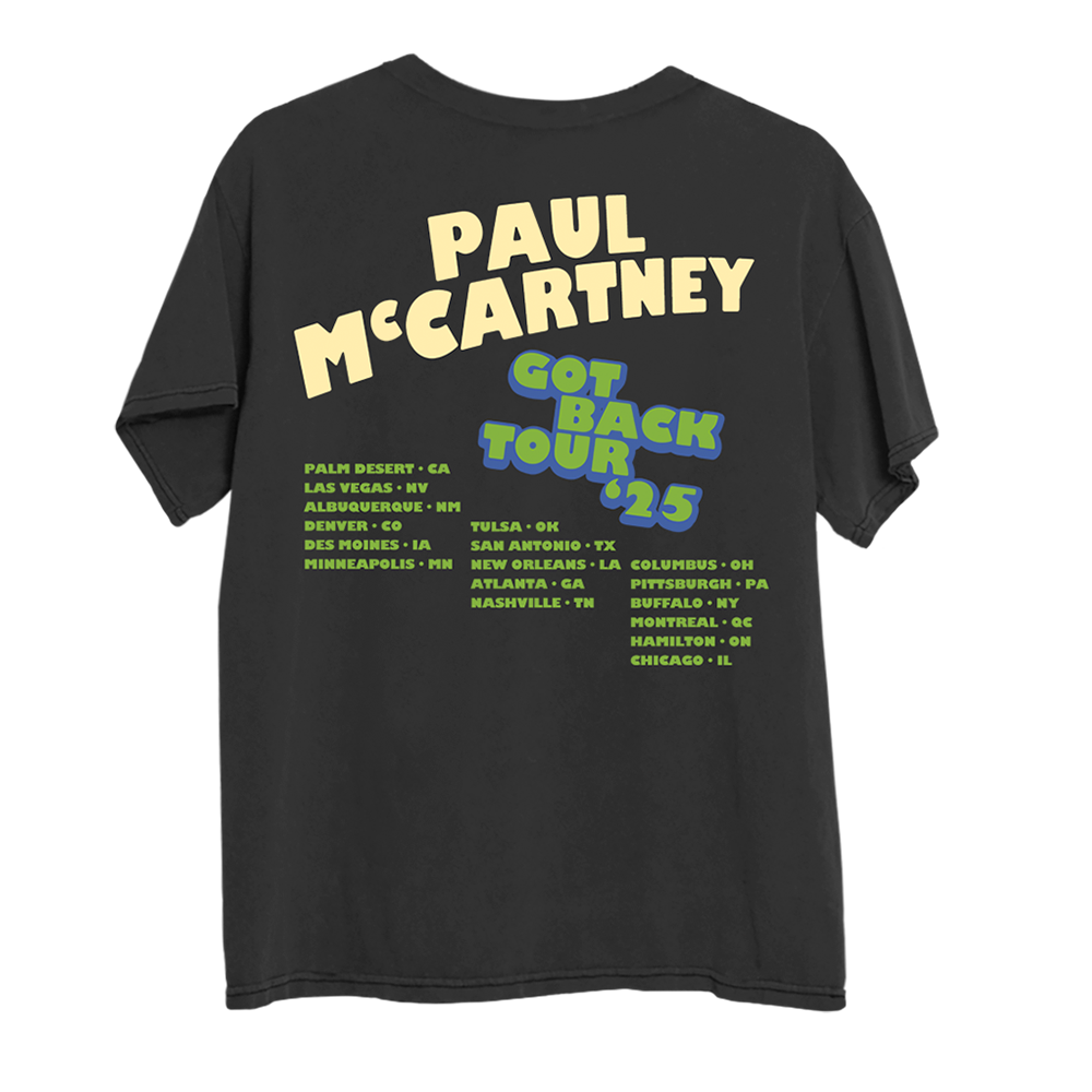 Paul McCartney - Got Back 2025 Peace T-Shirt