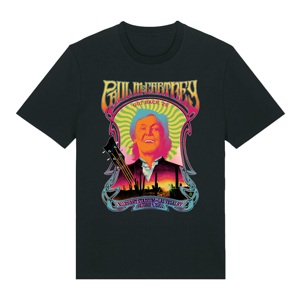 Paul McCartney  - Got Back 2025 Las Vegas Event T-Shirt