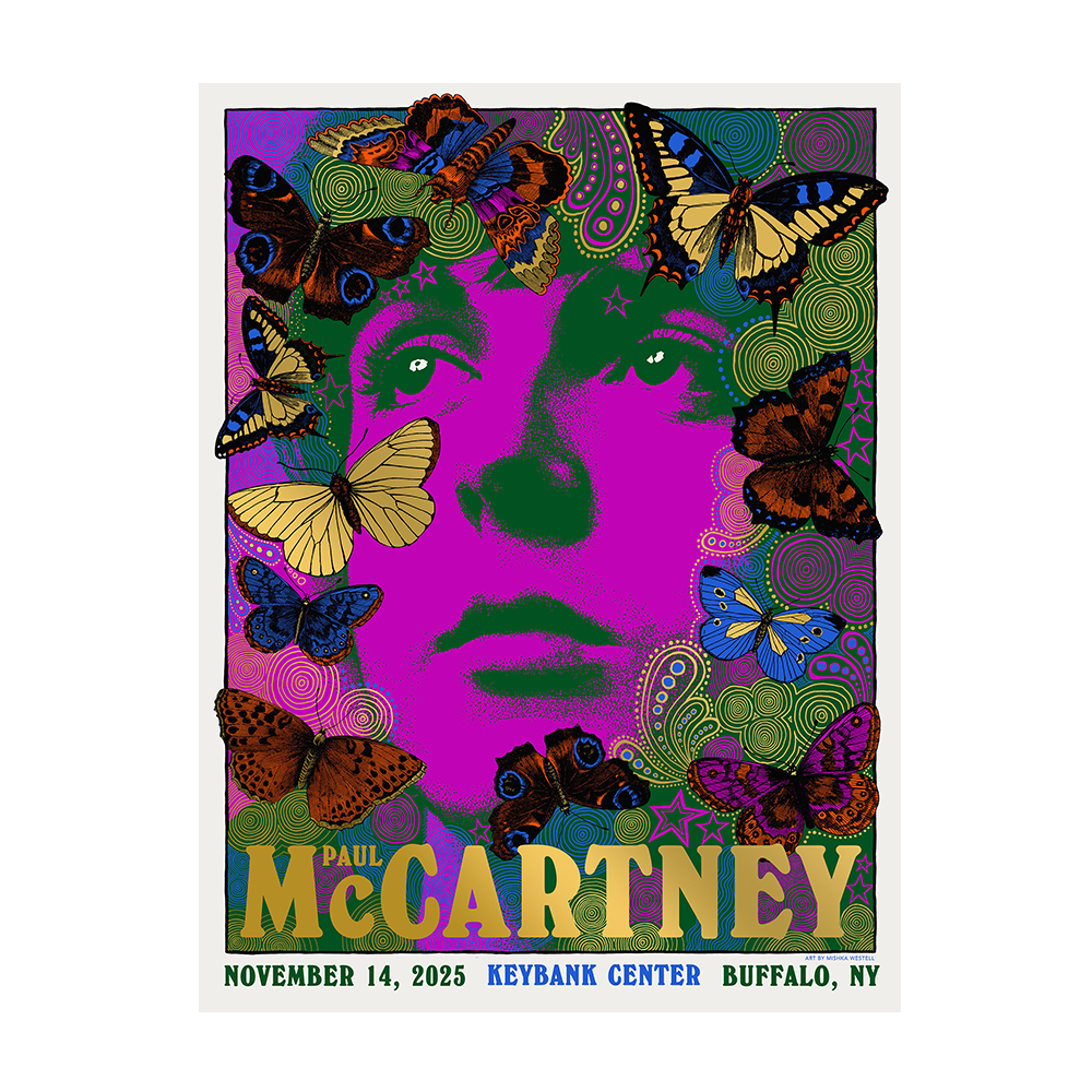 Paul McCartney  - Got Back 2025 Buffalo Event Poster