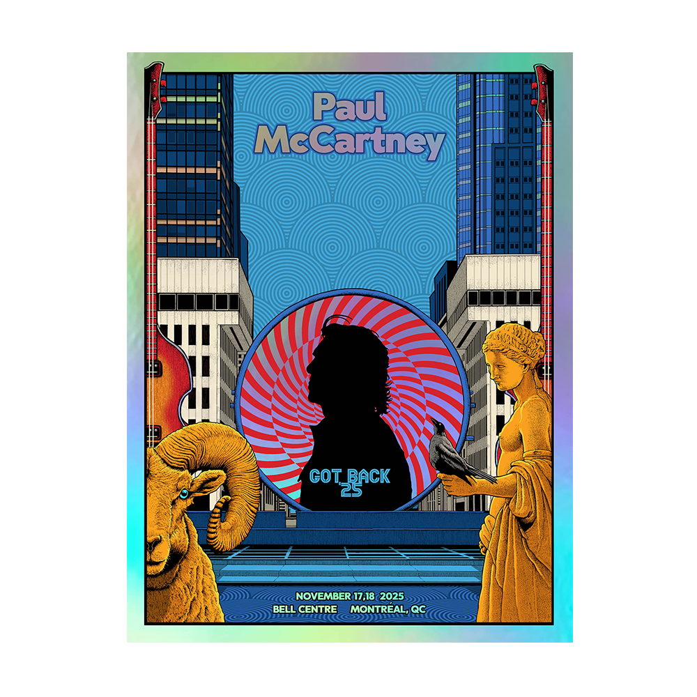 Paul McCartney - Got Back 2025 Montreal Event Poster