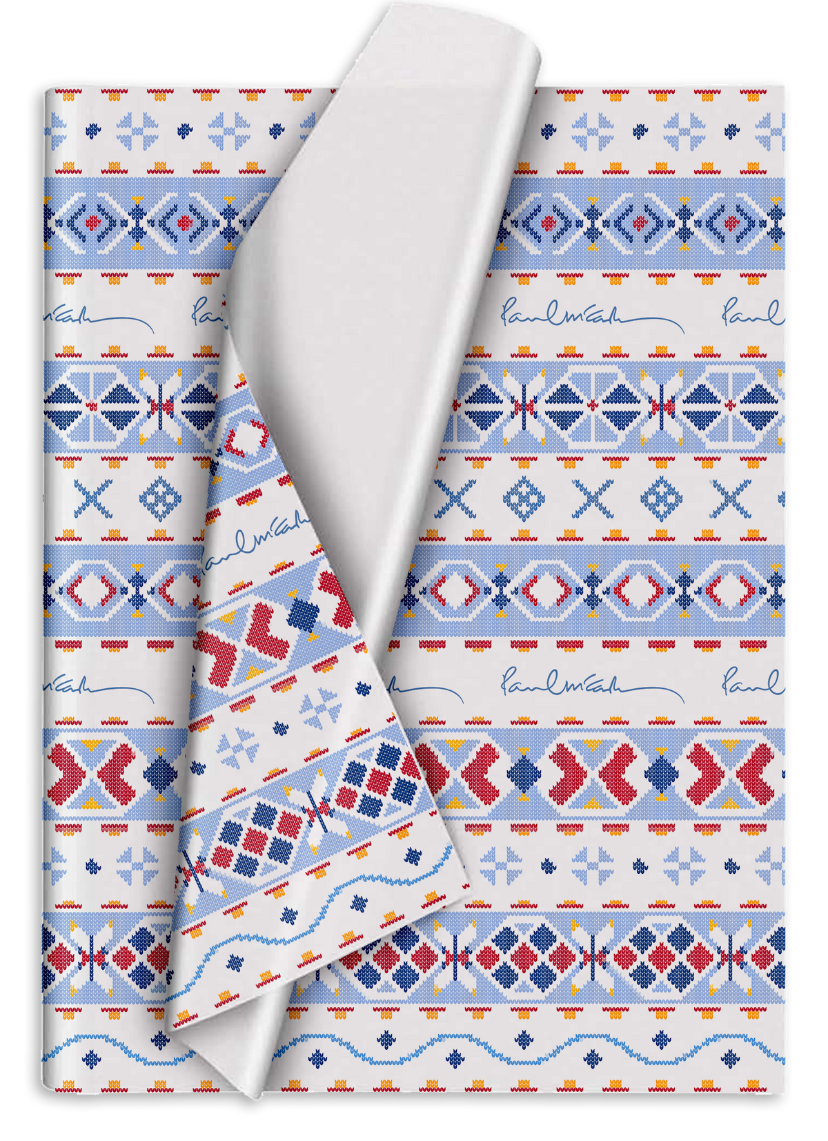 Paul McCartney - Fair Isle Wrapping Paper