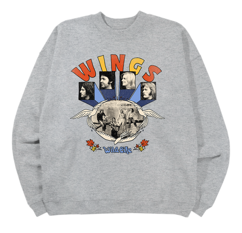 Paul McCartney  - Wild Life Logo Graphic Sweatshirt