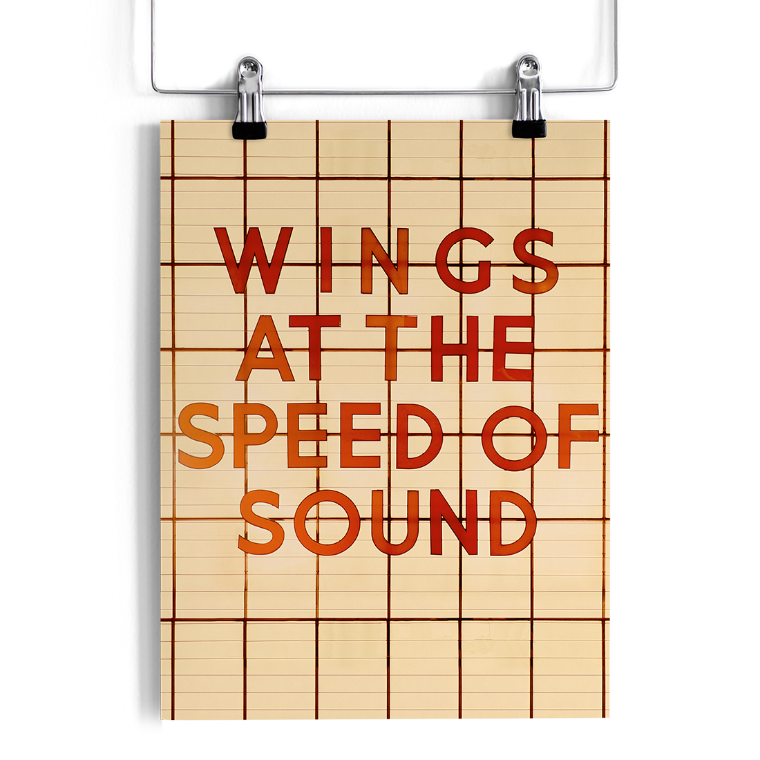 Paul McCartney  - At the Speed of Sound Album Poster