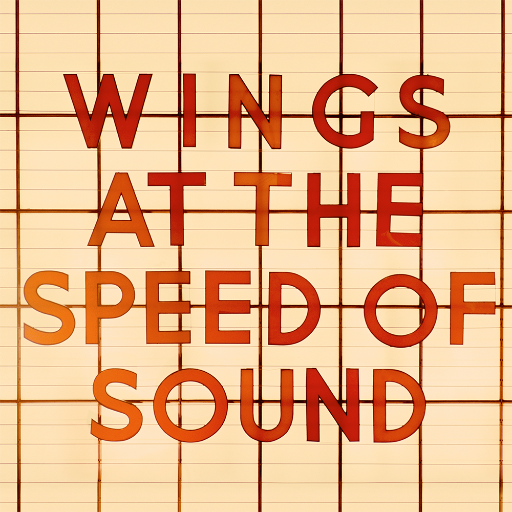 Paul McCartney - WINGS AT THE SPEED OF SOUND SQUARE ALBUM POSTER